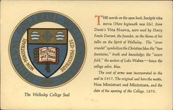 The Wlleseley College Seal Postcard