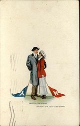 Star-Crossed Lovers from Yale and Harvard College Girls Postcard Postcard Postcard