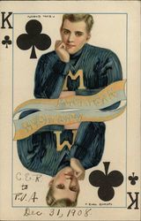 Tuck's "College Kings" - University of Michigan Postcard