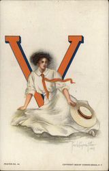 Virginia State University College Girl College Girls Postcard Postcard Postcard