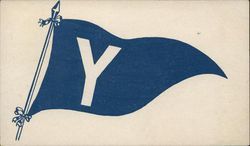 Yale University Pennant School Pennants Postcard Postcard Postcard