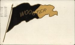 College of Wooster Pennant Ohio School Pennants Postcard Postcard Postcard