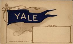 Yale University Pennant School Pennants Postcard Postcard Postcard