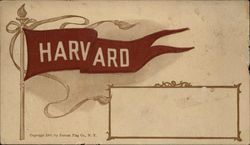 Harvard University Pennant School Pennants Postcard Postcard Postcard