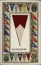 Swarthmore College Pennant Pennsylvania School Pennants Postcard Postcard Postcard