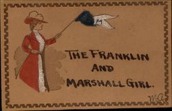 The Franklin and Marshall College Girl Postcard