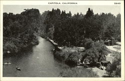 River Scene Postcard