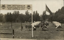 Lot of 3 Rare National Zouaves Military Reserve Camp 1912 Capitola, CA Postcard Postcard Postcard