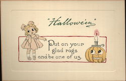 Invitation to a Halloween Party Postcard Postcard Postcard