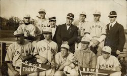 Trow's N.B. of B. Baseball Team National Bank of ? Postcard Postcard Postcard