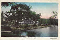 Public Park Meredith, NH Postcard Postcard