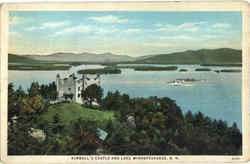 Kimball's Castle And Lake Winnepesaukee Lake Winnipesaukee, NH Postcard Postcard