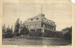 Phi Delta Theta Fraternity Campus State College, PA Postcard Postcard