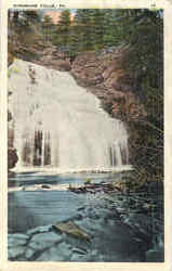 Dingmans Falls Pennsylvania Postcard Postcard