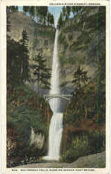 Multnomah Falls Columbia River Highway, OR Postcard Postcard