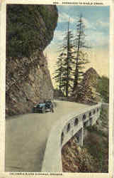 Approach To Eagle Creek Columbia River Highway, OR Postcard Postcard