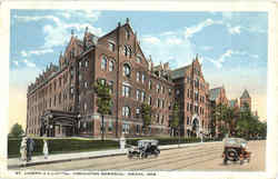 St. Joseph's Hospital, Creighton Memorial Omaha, NE Postcard Postcard