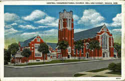 Central Congregational Church, 36th And Harney Postcard