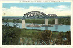 New York Central Cut Off Bridge Hudson River, NY Postcard Postcard