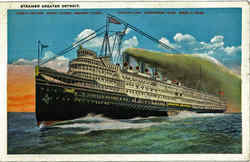 Steamer Greater Detroit Steamers Postcard Postcard