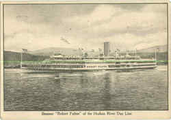 Steamer Robert Fulton Postcard