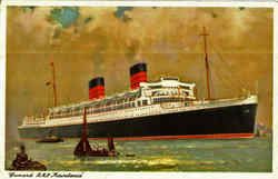 Cunard R. M. S Mauretania Postcard