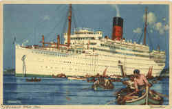 Cunard White Star Carinthia Postcard