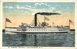 Steamer Vermont Lake Champlain, NY Postcard Postcard