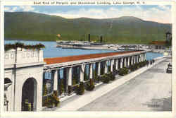 East End Of Pergola And Steamboat Landing Postcard