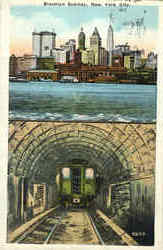 Brooklyn Subway New York City, NY Postcard Postcard