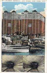 Hudson Terminal And Tubes Postcard