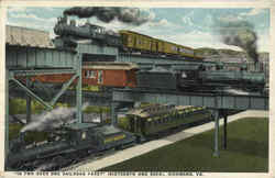 Is Two Over One Railroad Free Postcard