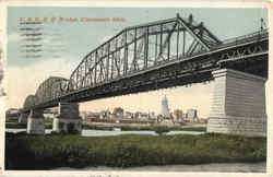 C. & O. R. R. Bridge Cincinnati, OH Postcard Postcard