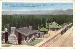 Dining Lodge And Deport Postcard