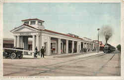 Santa Fe R. R. Station Postcard