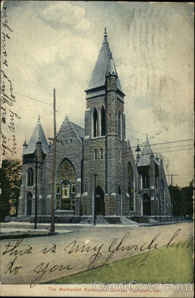 The Methodist Episcopal Church Paducah, Ky Postcard