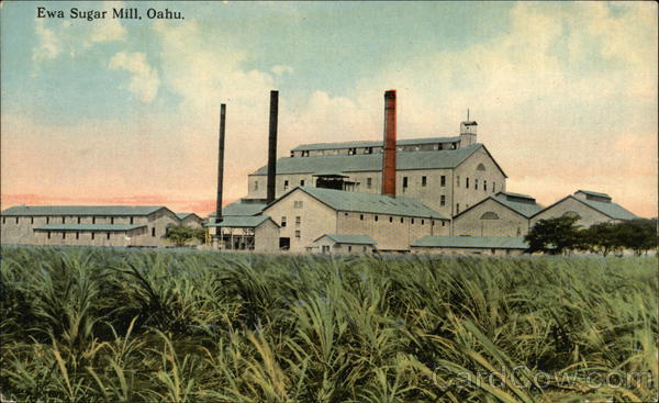 Ewa Sugar Mill, Oahu Ewa Beach, HI Postcard