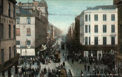 Pedestrians on Argyle Street Glasgow, Scotland Postcard Postcard Postcard