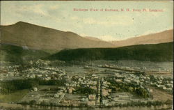 Birdseye View of Town from Pt. Lookout Gorham, NH Postcard Postcard Postcard