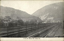 P. R. R. Road Mount Union, PA Postcard Postcard Postcard