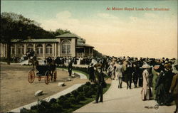 At Mount Royal Look-Out Montreal, QC Canada Quebec Postcard Postcard Postcard