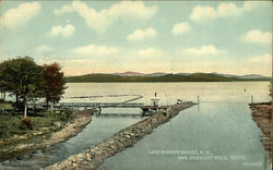 Lake Winnipesaukee and Endicott Rock, Weirs Postcard