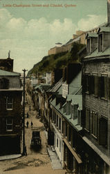 Little Champlain Street and Citadel Postcard