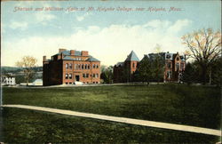 Shattuck and Williston Halls at Mt. Holyoke College Massachusetts Postcard Postcard Postcard