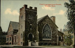 First Congregational Church Postcard