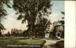 Smith College Grounds Postcard