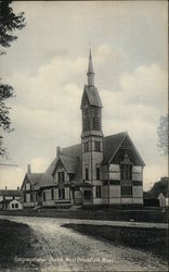 Congregational Church West Brookfield, MA Postcard Postcard Postcard