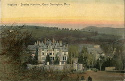 Hopkins-Searles Mansion Great Barrington, MA Postcard Postcard Postcard