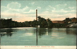 Scene on Chicopee River Postcard