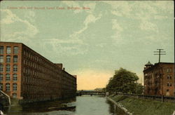 Lyman Mill and Second Level Canal Holyoke, MA Postcard Postcard Postcard